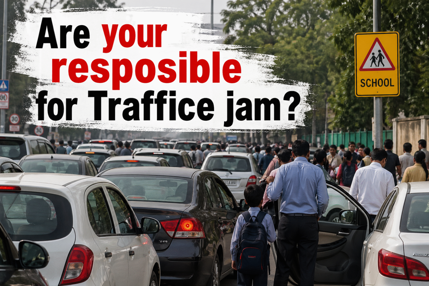 
traffic Jan Due to schools