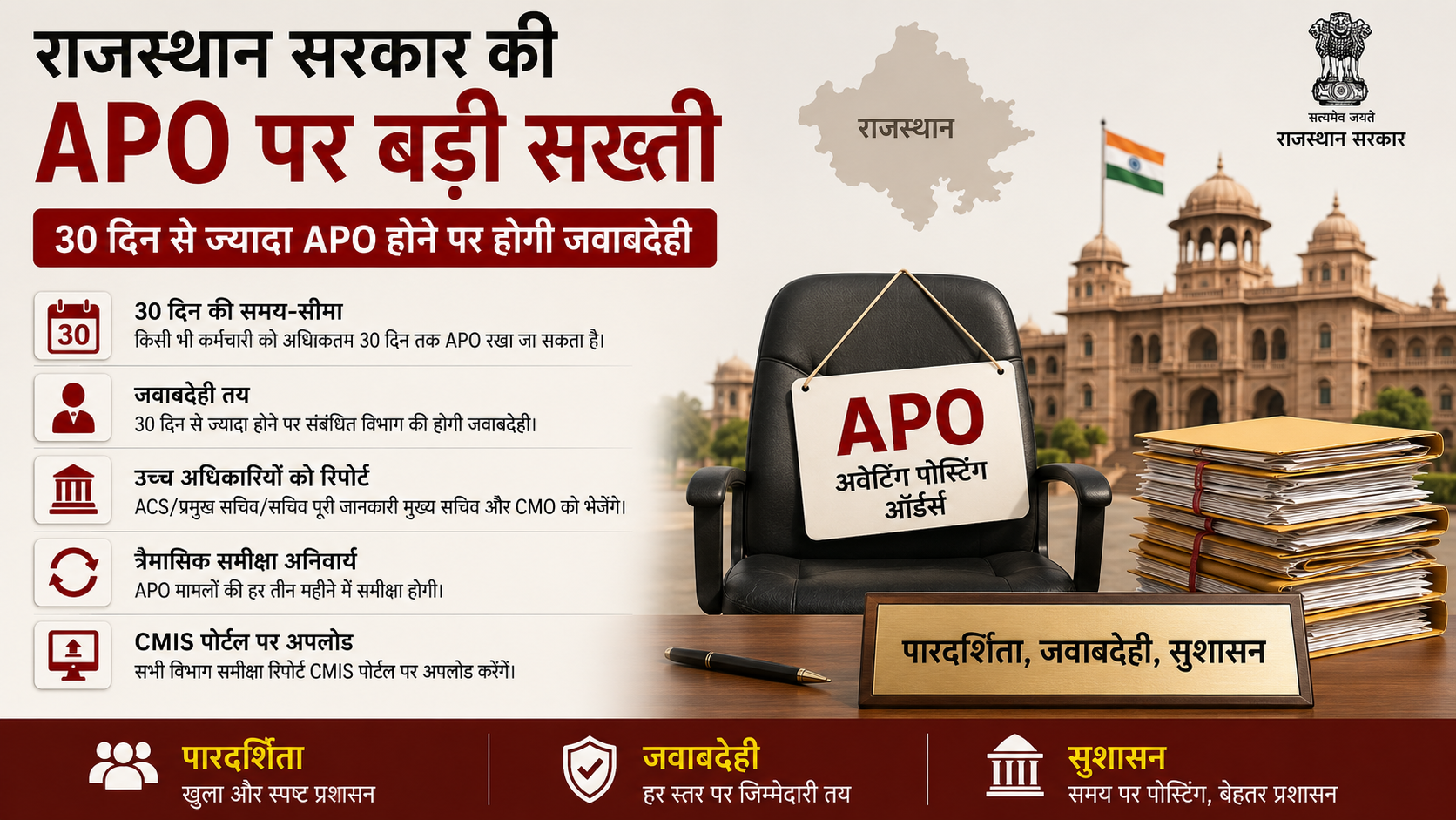 APO पर सरकार की सख्ती