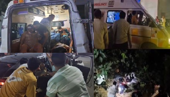 नैनीताल में पर्यटकों से भरा टेंपो ट्रैवलर खाई में गिरा