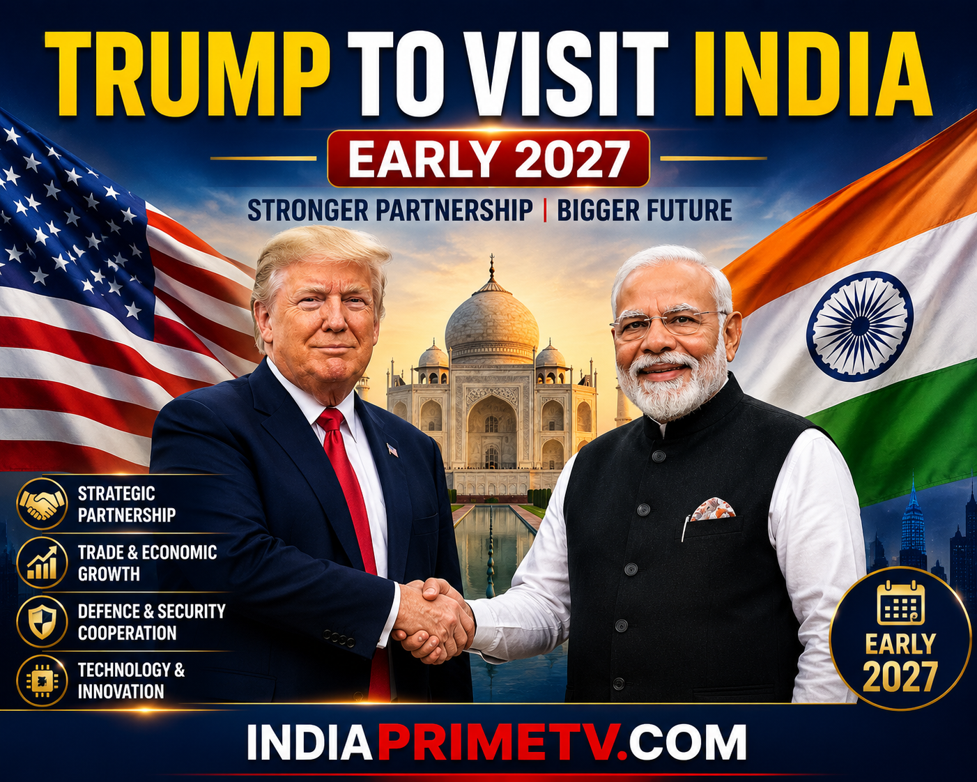 ट्रंप का 2027 भारत indiaprimetv
