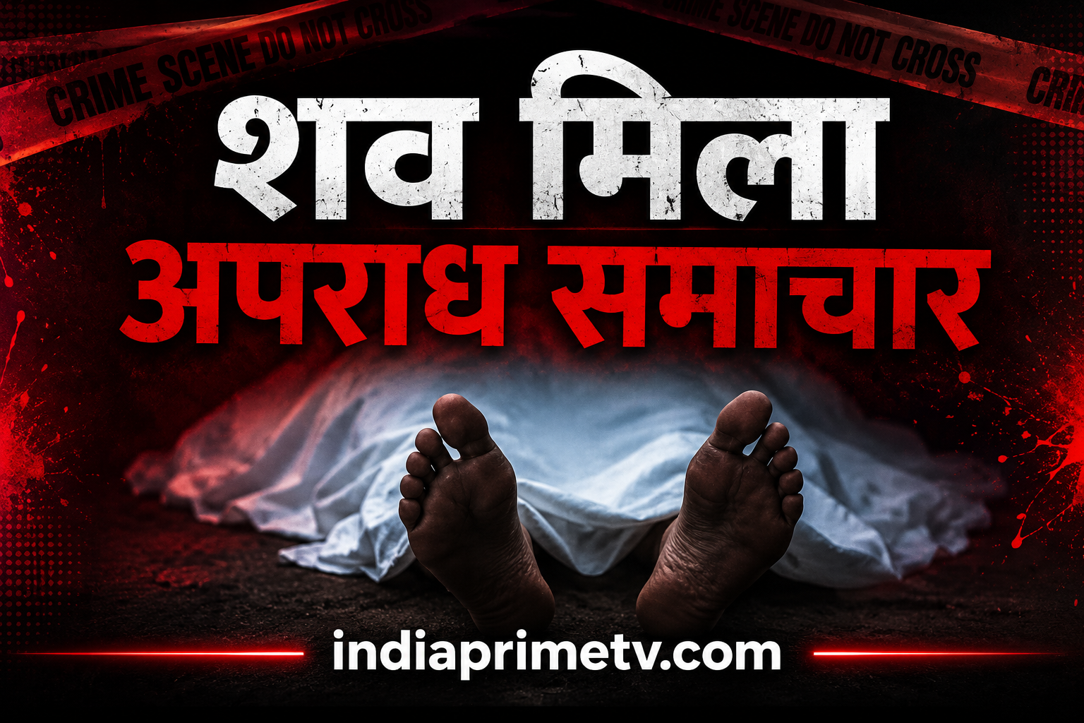 डंपिंग यार्ड में एक श्रमिक का शव