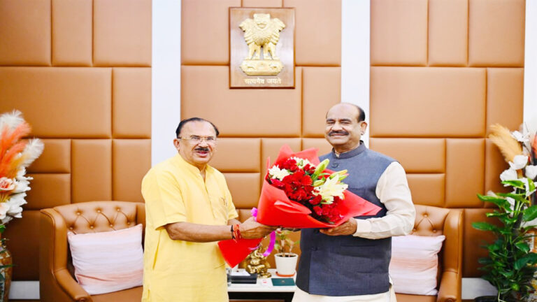 ओम बिरला से मिले वासुदेव देवनानी राजस्थान विधानसभा अध्यक्ष