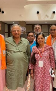 ex min pratap singh singhviwith excm raje