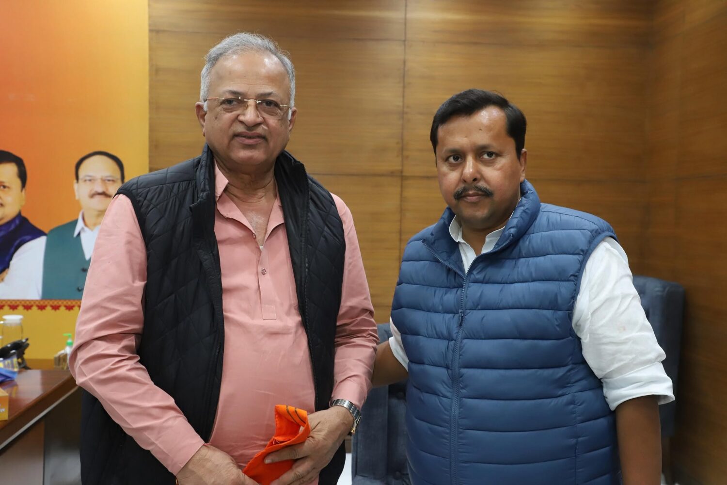 pratap singvi with bjp president niten naveen