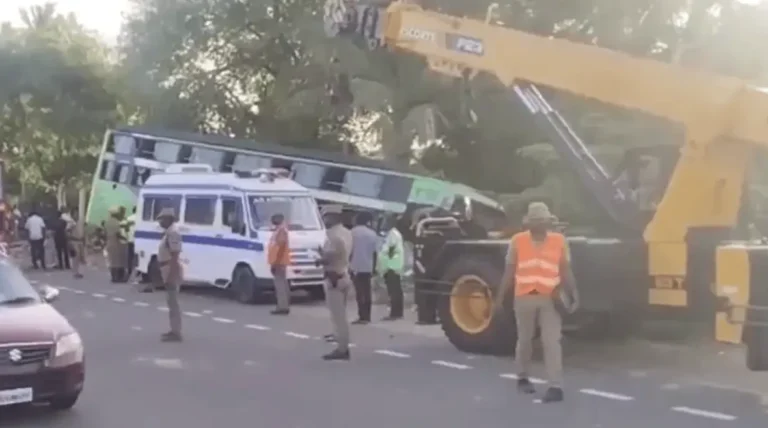 tamunad-Madurai busaccidents Five killed and over 40 injured-indiaprimetv