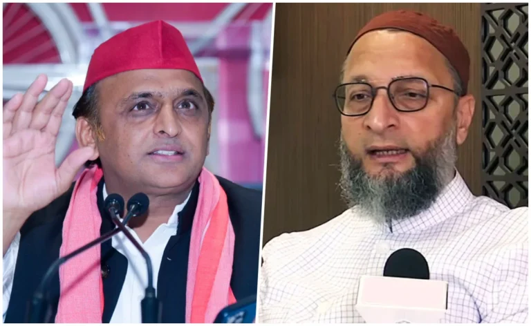 ओवैसी अखिलेश का गंठबंधन