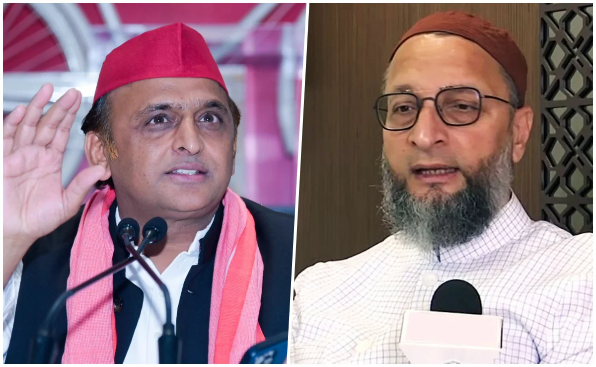 ओवैसी अखिलेश का गंठबंधन