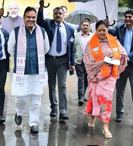 सीएमभजनलाल औऱ वसुँधरा राजे