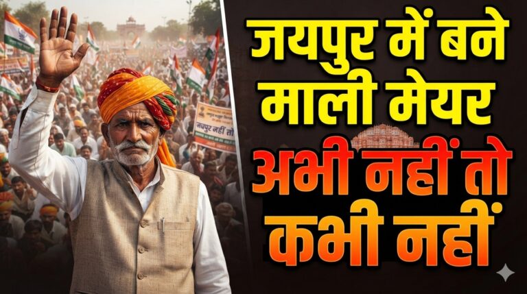 जयपुर मेयर माली बने